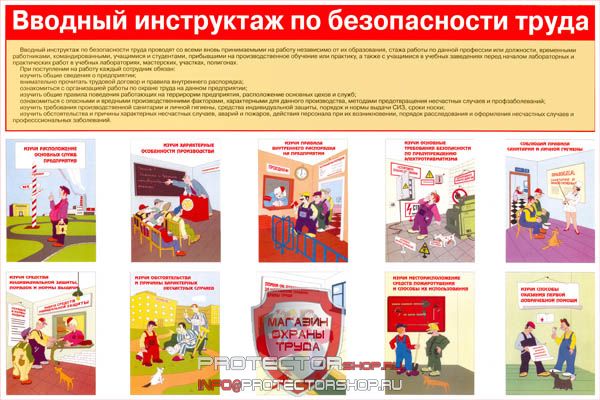 Плакаты по охране труда и технике безопасности купить в Видном